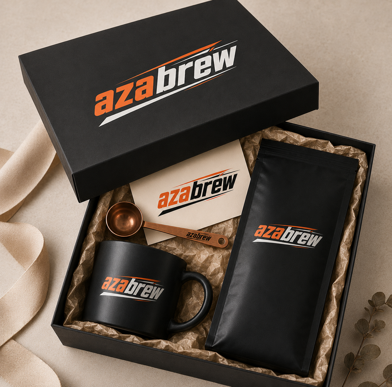 AZABREW coffee gift set product direction